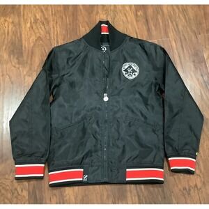 LNG Clothing & Equipment Graphic Jacket Underground Inventive Black Size M Youth